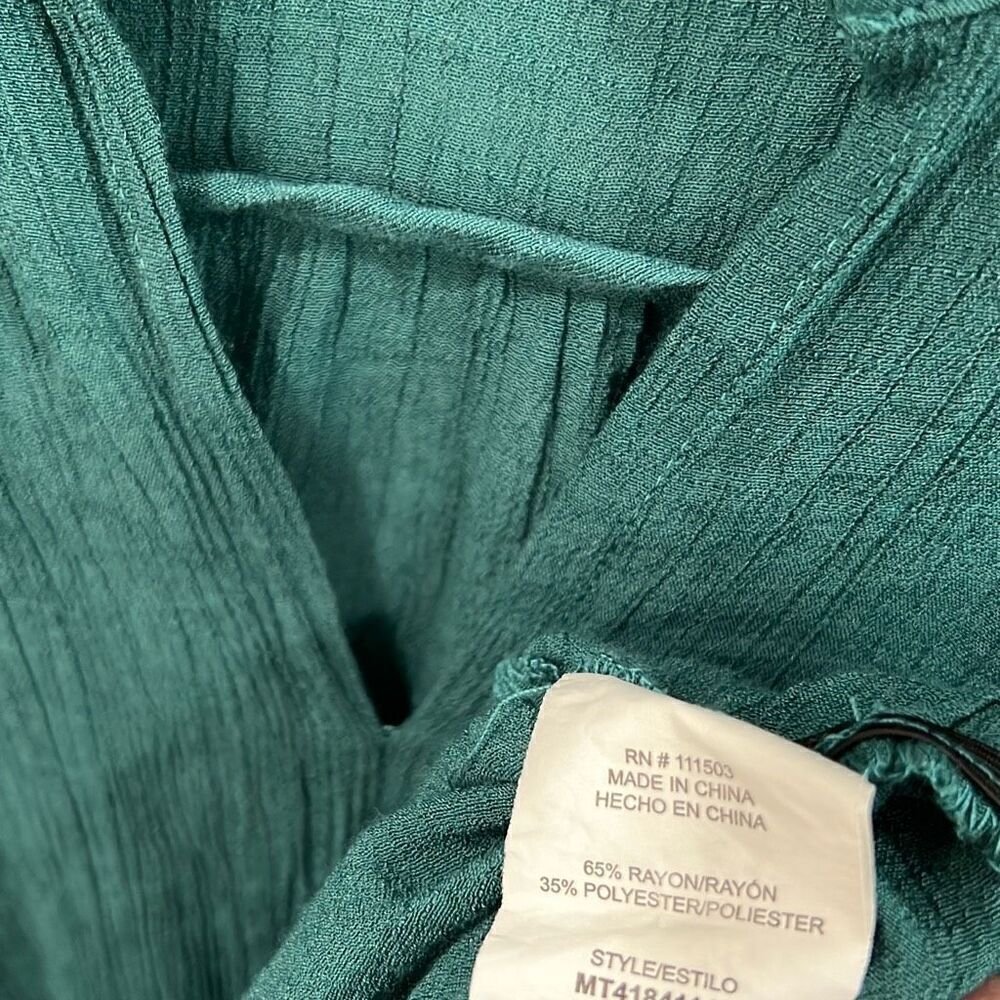 Twine‎ & String delicate twist front blouse large - Picture 5 of 6